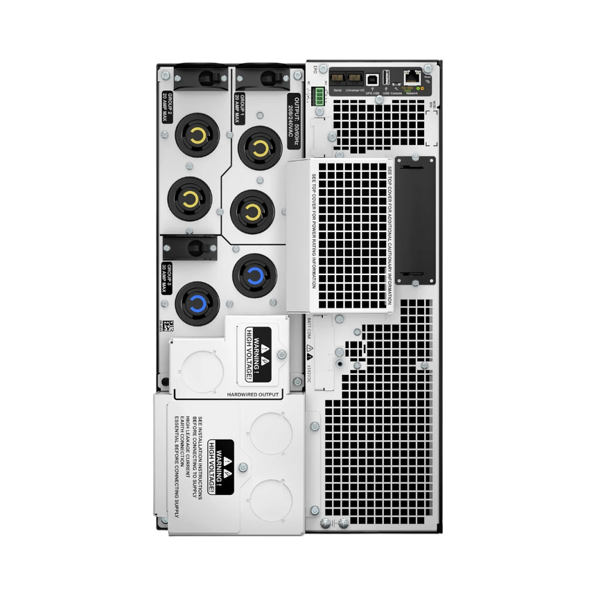 APC Smart-UPS On-Line, 8kVA/8kW, Tower, 208V, 4x L6-20R+2x L6-30R NEMA Outlets UPS — Being Shipped