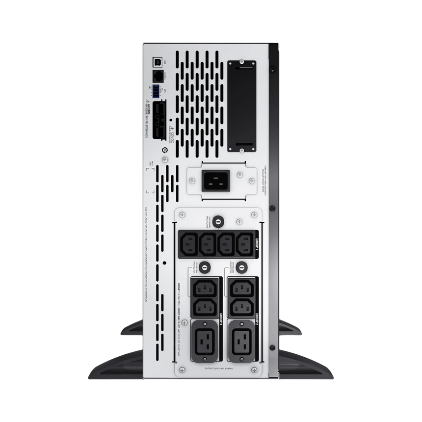 APC Smart-UPS X, Line Interactive, 3kVA, Rack/tower convertible 4U, 208V-230V, 8x C13+2x C19 IEC, SmartSlot, Extended runtime, Short depth — Being Shipped