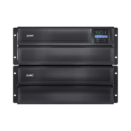 APC Smart-UPS X, Line Interactive, 3kVA, Rack/tower convertible 4U, 208V-230V, 8x C13+2x C19 IEC, SmartSlot, Extended runtime, Short depth — Being Shipped