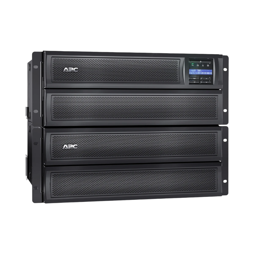 APC Smart-UPS X, Line Interactive, 3kVA, Rack/tower convertible 4U, 208V-230V, 8x C13+2x C19 IEC, SmartSlot, Extended runtime, Short depth — Being Shipped