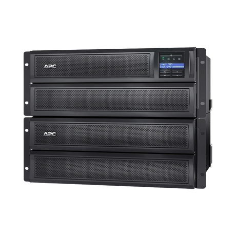 APC Smart-UPS X, Line Interactive, 3kVA, Rack/tower convertible 4U, 208V-230V, 8x C13+2x C19 IEC, SmartSlot, Extended runtime, Short depth — Being Shipped