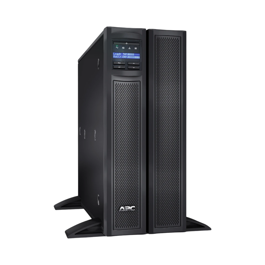 APC Smart-UPS X, Line Interactive, 3kVA, Rack/tower convertible 4U, 208V-230V, 8x C13+2x C19 IEC, SmartSlot, Extended runtime, Short depth — Being Shipped