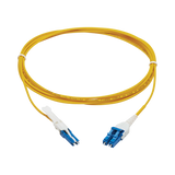 Tripp Lite 400G Duplex Singlemode 9/125 OS2 Fiber Optic Cable (CS-UPC/LC-UPC), Round LSZH Jacket, Yellow, 3 m — Being Shipped
