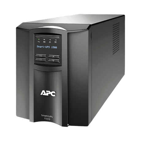 APC Smart-UPS, Line Interactive, 1500VA, Tower, 120V, 8x NEMA 5-15R outlets, SmartConnect Port+SmartSlot, Audible alarm disabled, AVR, LCD — Being Shipped
