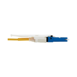Tripp Lite 400G Duplex Singlemode 9/125 OS2 Fiber Optic Cable Adapter (CS-UPC/LC-UPC), M/F, Round LSZH Jacket, Yellow, 1 ft. — Being Shipped