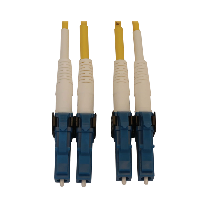 Tripp Lite 400G Duplex Singlemode 9/125 OS2 Switchable Fiber Optic Cable (LC/UPC M/M), LSZH, Yellow, 6 m (19.7 ft.) — Being Shipped