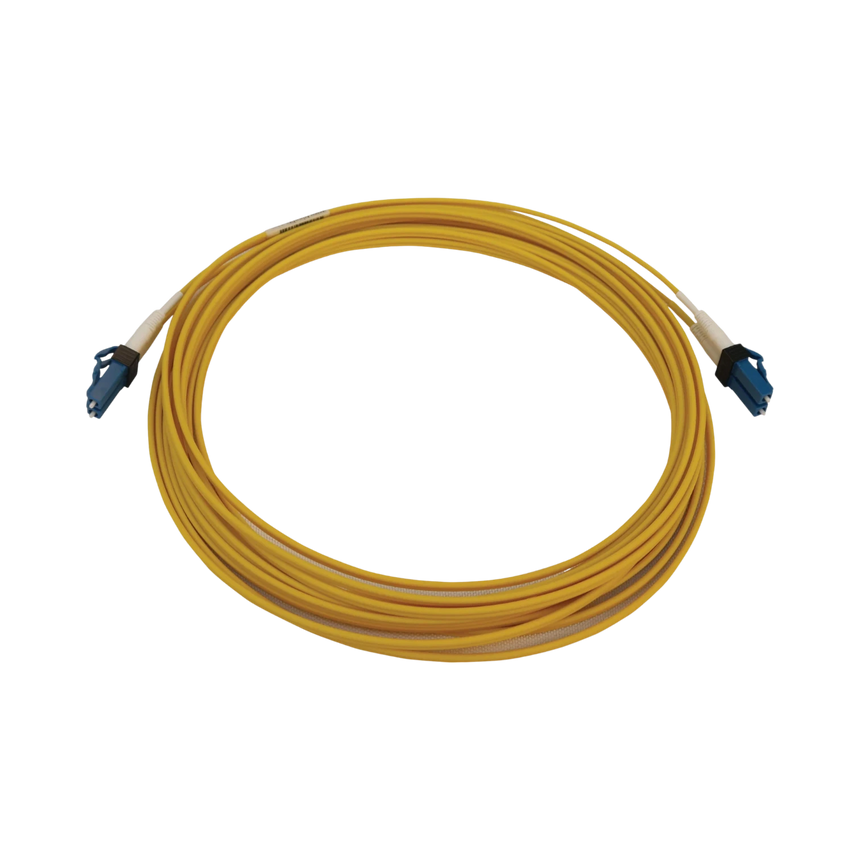 Tripp Lite 400G Duplex Singlemode 9/125 OS2 Switchable Fiber Optic Cable (LC/UPC M/M), LSZH, Yellow, 6 m (19.7 ft.) — Being Shipped