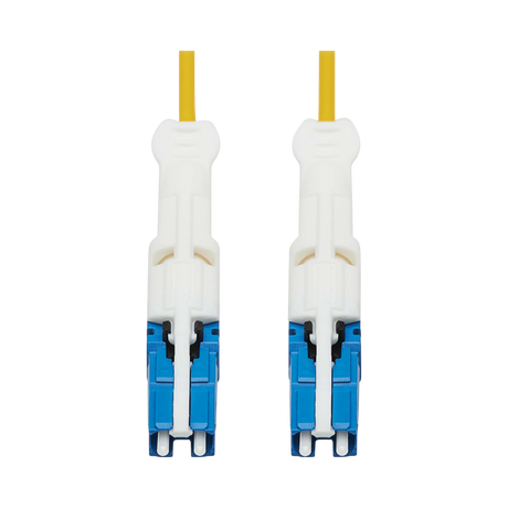 Tripp Lite 400G Duplex Singlemode 9/125 OS2 Fiber Optic Cable (CS-UPC/CS-UPC), Round LSZH Jacket, Yellow, 10 m — Being Shipped