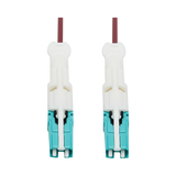 Tripp Lite 400G Duplex Multimode 50/125 OM4 Fiber Optic Cable (CS-PC/CS-PC), Round LSZH Jacket, Magenta, 1 m — Being Shipped