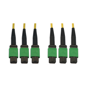 Tripp Lite 40/100G Singlemode 9/125 OS2 Fiber Optic Cable (3x8F MTP/MPO-APC F/F), LSZH, Yellow, 30m (98 ft.) — Being Shipped