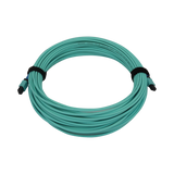 Tripp Lite 40/100/400G Multimode 50/125 OM3 Fiber Optic Cable (24F MTP/MPO-PC F/F), LSZH, Aqua, 20 m (65.6 ft.) — Being Shipped