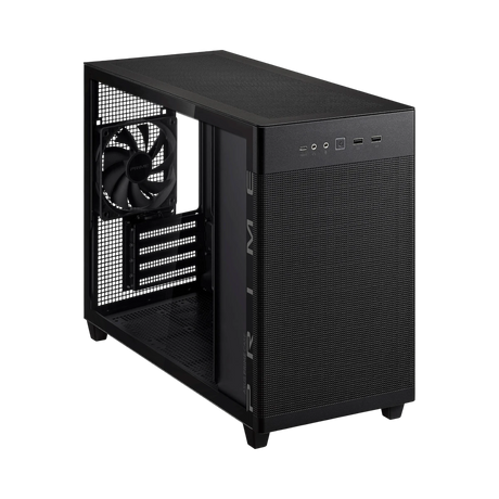 ASUS Prime AP201 Micro-ATX Case (Black, Tempered Glass) — Being Shipped