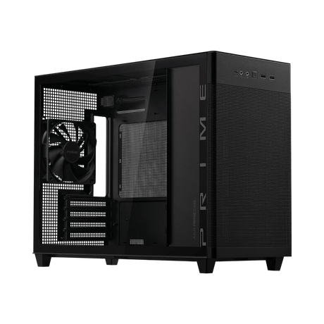 ASUS Prime AP201 Micro-ATX Case (Black, Tempered Glass) — Being Shipped