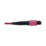 Tripp Lite 40/100/400G Multimode 50/125 OM4 Fiber Optic Cable (3x8F MTP/MPO-PC F/F), LSZH, Magenta, 23m (75.5 ft.) — Being Shipped