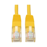 Tripp Lite Cat5e 350 MHz Molded (UTP) Ethernet Cable (RJ45 M/M), PoE, Yellow, 50ft. (15.24 m) — Being Shipped