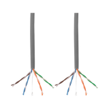 Tripp Lite Cat5e 350 MHz Stranded-Core (UTP) PVC Bulk Ethernet Cable, Gray, 1000 ft. (304.8 m), TAA — Being Shipped