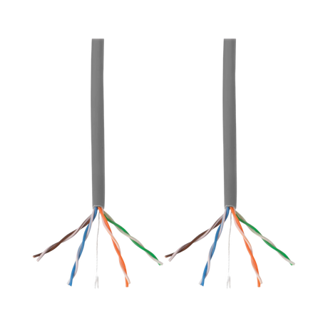 Tripp Lite Cat5e 350 MHz Stranded-Core (UTP) PVC Bulk Ethernet Cable, Gray, 1000 ft. (304.8 m), TAA — Being Shipped