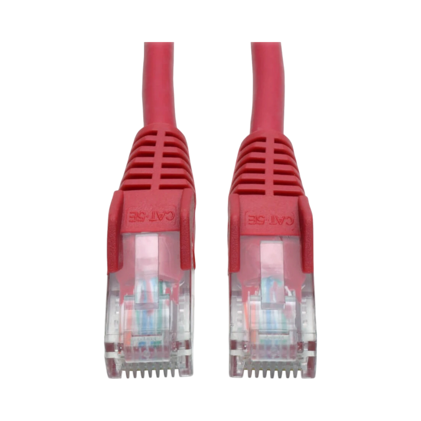 Tripp Lite Cat5e 350 MHz Snagless Molded (UTP) Ethernet Cable (RJ45 M/M), PoE, Red, 5 ft. (1.52 m) — Being Shipped