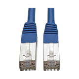Tripp Lite Cat5e 350 MHz Molded Shielded (STP) Ethernet Cable (RJ45 M/M), PoE, Blue, 6 ft. (1.83 m) — Being Shipped