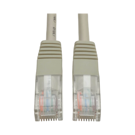 Tripp Lite Cat5e 350 MHz Molded (UTP) Ethernet Cable (RJ45 M/M), PoE, Gray, 10 ft. (3.05 m) — Being Shipped