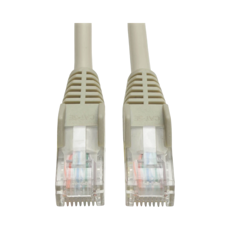 Tripp Lite Cat5e 350 MHz Snagless Molded (UTP) Ethernet Cable (RJ45 M/M), PoE, Gray, 75 ft. (22.86 m) — Being Shipped