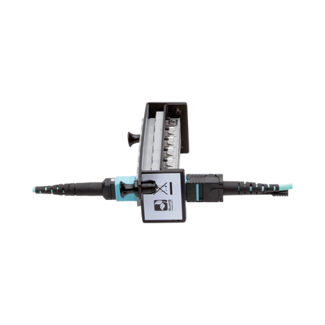 Tripp Lite 40G MTP/MPO Multimode OM3 Plenum-Rated Fiber Optic Cable (M/F), 12 Fiber, 40GBASE-SR4, Aqua, 10m — Being Shipped