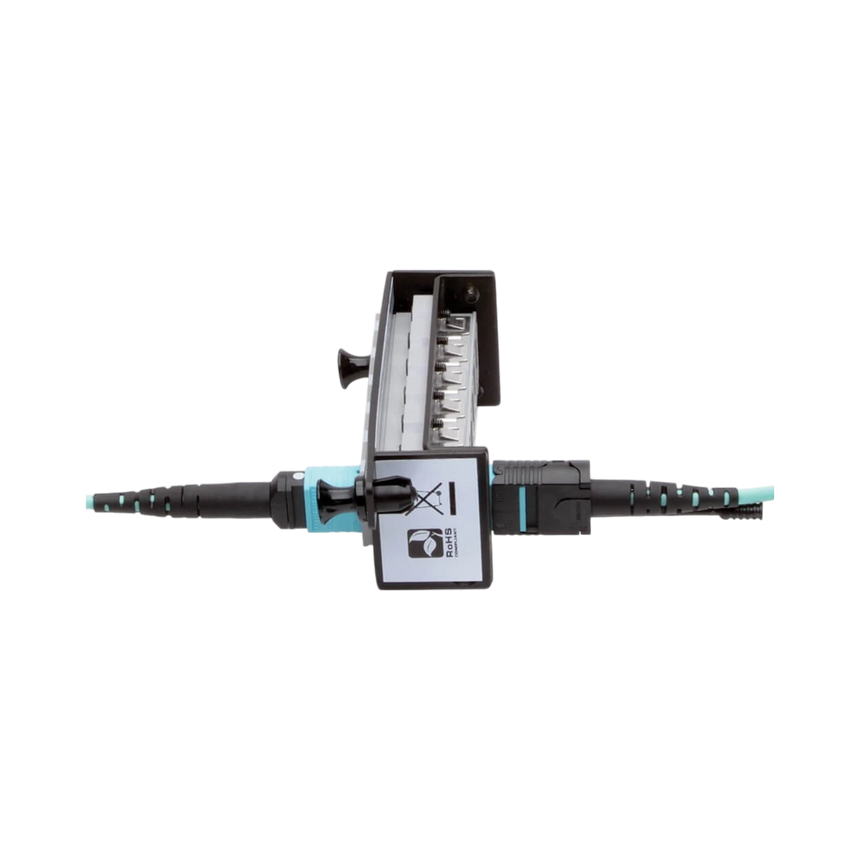 Tripp Lite 40G MTP/MPO Multimode OM3 Plenum-Rated Fiber Optic Cable (M/F), 12 Fiber, 40GBASE-SR4, Aqua, 10m — Being Shipped