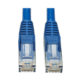 Tripp Lite Cat6 Gigabit Snagless Molded UTP Ethernet Cable (RJ45 M/M), PoE, CMR-LP, Blue, 3 ft. (0.91 m), TAA — Being Shipped