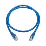 Tripp Lite Cat6 Gigabit Snagless Molded UTP Ethernet Cable (RJ45 M/M), PoE, CMR-LP, Blue, 3 ft. (0.91 m), TAA — Being Shipped