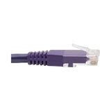 Tripp Lite Cat6 Gigabit Molded (UTP) Ethernet Cable (RJ45 M/M), PoE, Purple, 6 ft. (1.83 m) — Being Shipped
