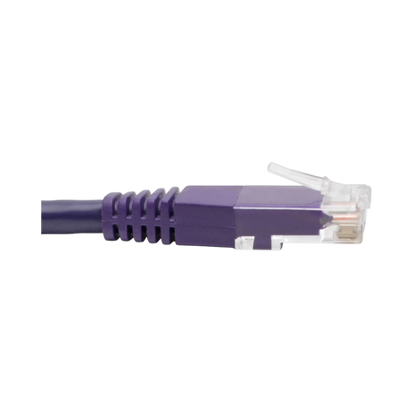 Tripp Lite Cat6 Gigabit Molded (UTP) Ethernet Cable (RJ45 M/M), PoE, Purple, 6 ft. (1.83 m) — Being Shipped