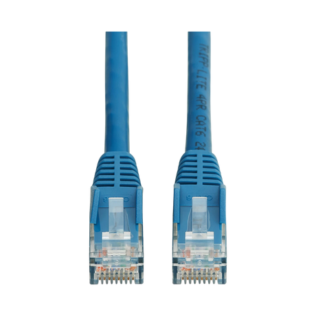 Tripp Lite Cat6 Gigabit Snagless Molded UTP Ethernet Cable (RJ45 M/M), PoE, LSZH, Blue, 15 m (49.2 ft.) — Being Shipped