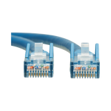 Tripp Lite Cat6 Gigabit Snagless Molded UTP Ethernet Cable (RJ45 M/M), PoE, LSZH, Blue, 15 m (49.2 ft.) — Being Shipped