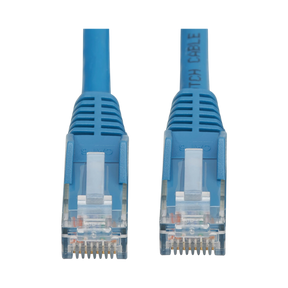 Tripp Lite Cat6 Gigabit Snagless Molded UTP Ethernet Cable (RJ45 M/M), PoE, LSZH, Blue, 7 m (23 ft.) — Being Shipped