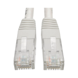 Tripp Lite Cat6 Gigabit Molded (UTP) Ethernet Cable (RJ45 M/M), PoE, White, 25 ft. (7.62 m) — Being Shipped