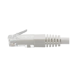 Tripp Lite Cat6 Gigabit Molded (UTP) Ethernet Cable (RJ45 M/M), PoE, White, 25 ft. (7.62 m) — Being Shipped