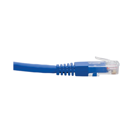 Tripp Lite Down-Angle Cat6 Gigabit Molded UTP Ethernet Cable (RJ45 Right-Angle Down M to RJ45 M), Blue, 1 ft. (0.31 m) — Being Shipped