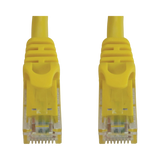 Tripp Lite Cat6a 10G Snagless Molded UTP Ethernet Cable (RJ45 M/M), PoE, Yellow, 20 ft. (6.1 m) — Being Shipped