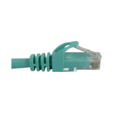 Tripp Lite Cat6a 10G Snagless Molded UTP Ethernet Cable (RJ45 M/M), PoE, Aqua, 50 ft. (15.2 m) — Being Shipped