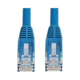 Tripp Lite Cat6 Gigabit Snagless Molded UTP Ethernet Cable (RJ45 M/M), PoE, LSZH, Blue, 0.5 m (1.6 ft.) — Being Shipped