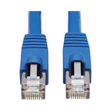 Tripp Lite Cat6a 10G Snagless F/UTP Ethernet Cable (RJ45 M/M), PoE, CMR-LP, Blue, 3 ft. (0.91 m), TAA — Being Shipped