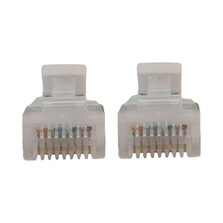 Tripp Lite Cat6a 10G Snagless Molded Slim UTP Ethernet Cable (RJ45 M/M), PoE, White, 6 in. (15 cm) — Being Shipped