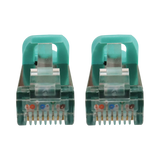Tripp Lite Cat6a 10G Snagless Shielded Slim STP Ethernet Cable (RJ45 M/M), PoE, Aqua, 5 ft. (1.5 m) — Being Shipped