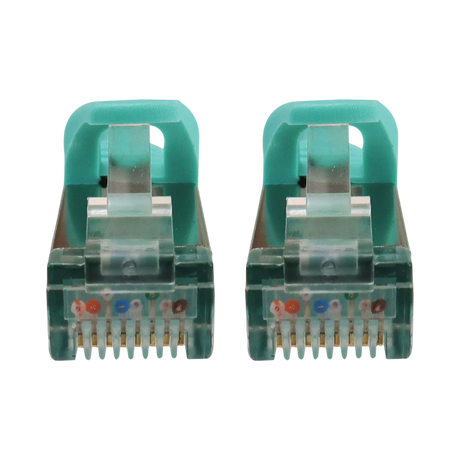 Tripp Lite Cat6a 10G Snagless Shielded Slim STP Ethernet Cable (RJ45 M/M), PoE, Aqua, 5 ft. (1.5 m) — Being Shipped