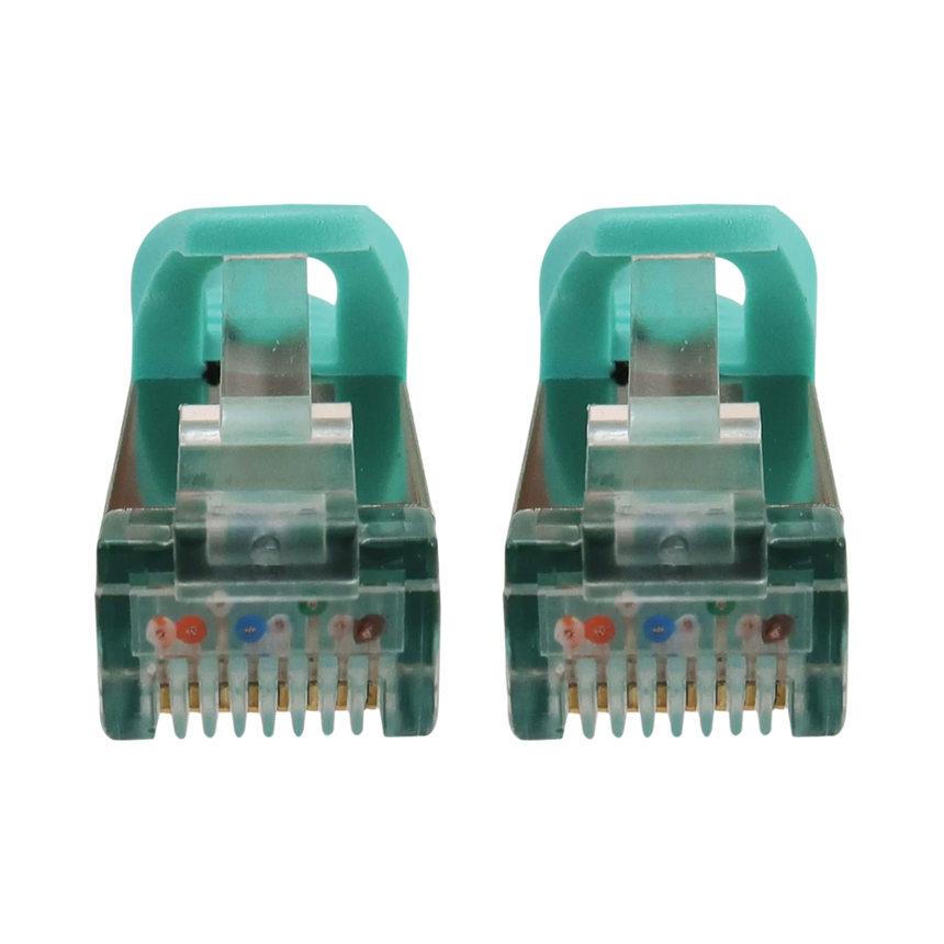 Tripp Lite Cat6a 10G Snagless Shielded Slim STP Ethernet Cable (RJ45 M/M), PoE, Aqua, 5 ft. (1.5 m) — Being Shipped