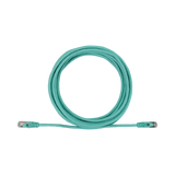 Tripp Lite Cat6a 10G Snagless Shielded Slim STP Ethernet Cable (RJ45 M/M), PoE, Aqua, 10 ft. (3.1 m) — Being Shipped