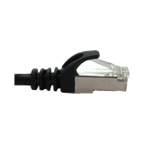 Tripp Lite Cat6a 10G Snagless Shielded Slim STP Ethernet Cable (RJ45 M/M), PoE, Black, 25 ft. (7.6 m) — Being Shipped
