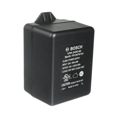 Bosch UPA-2450-60 24 VAC Power Supply (50 VA, 60Hz) — Being Shipped