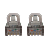 Tripp Lite Cat6a 10G Snagless Shielded Slim STP Ethernet Cable (RJ45 M/M), PoE, White, 15 ft. (4.6 m) — Being Shipped