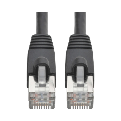 Tripp Lite Cat6a 10G Snagless Shielded STP Ethernet Cable (RJ45 M/M), PoE, Black, 12 ft. (3.66 m) — Being Shipped
